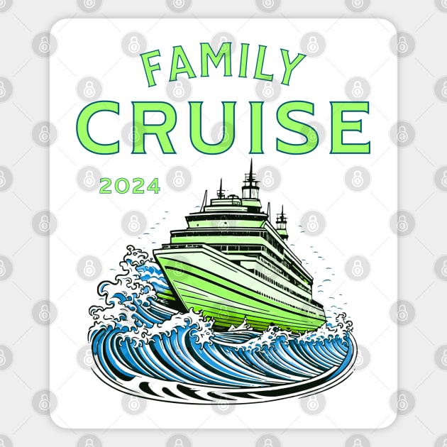 Family Cruise 2024 Magnet by JoeStylistics